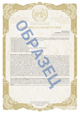 Образец Приложение к СТО 01.064.00220722.2-2020 Барнаул Сертификат СТО 01.064.00220722.2-2020 